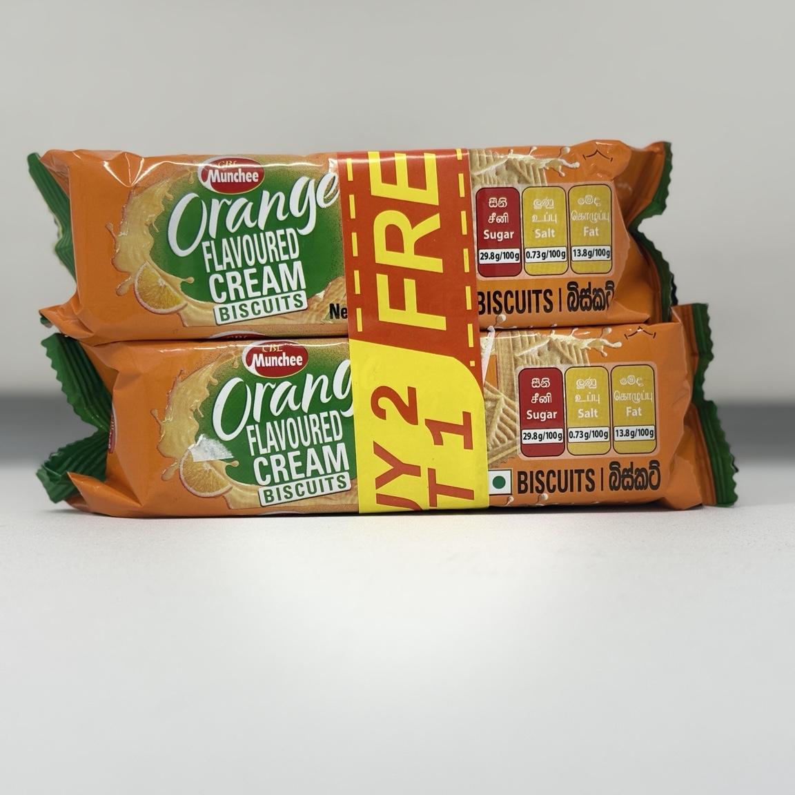 Orange Flavoured Cream Biscuits 2x